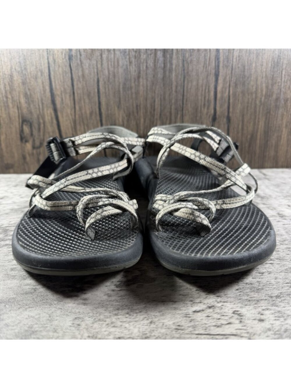 Chaco Women's ZX/2 Yampa hiking sports sandals in Light Beam Gray Size 11 - Picture 5 of 9